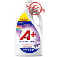 Гель для стирки A+ Professional Colour для цветного белья, 4.62 л (102 стирки)